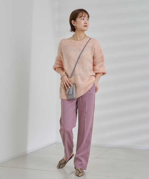 DouDou（ドゥドゥ）の「イージーセンプレパンツ（その他パンツ・レディース・ベージュ/グリーン/ピンク/ブラック・38/36）」の19枚目の写真