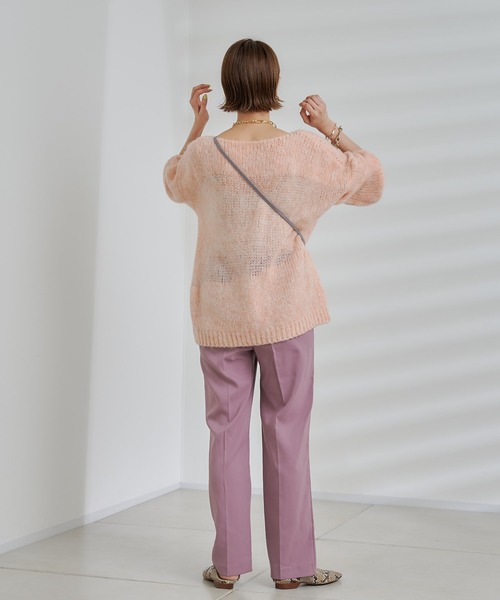 DouDou（ドゥドゥ）の「イージーセンプレパンツ（その他パンツ・レディース・ベージュ/グリーン/ピンク/ブラック・38/36）」の20枚目の写真