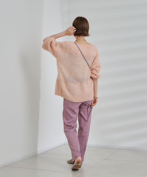 DouDou（ドゥドゥ）の「イージーセンプレパンツ（その他パンツ・レディース・ベージュ/グリーン/ピンク/ブラック・38/36）」の21枚目の写真