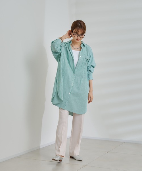 DouDou（ドゥドゥ）の「イージーセンプレパンツ（その他パンツ・レディース・ベージュ/グリーン/ピンク/ブラック・38/36）」の8枚目の写真