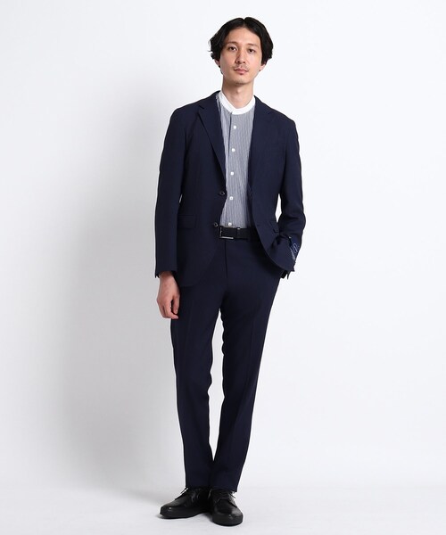 TAKEO KIKUCHI（タケオキクチ）の「◆【Sサイズ～】メランジストレッチ ジャケット（スーツジャケット・メンズ・ネイビー/グレー・03/02）」の8枚目の写真