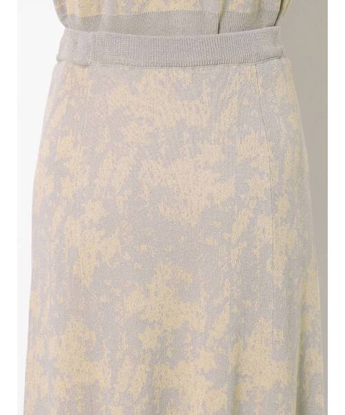 LAGUNAMOON（ラグナムーン）の「ジャガードパターンニットスカート（スカート・レディース・ライトグレー/ブラウン・SMALL/MEDIUM）」の8枚目の写真
