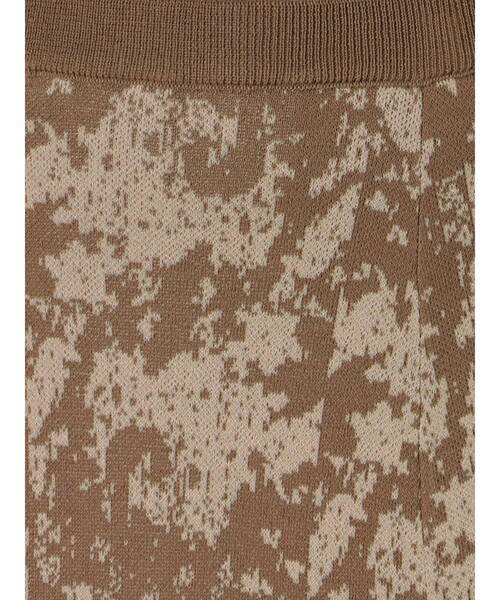 LAGUNAMOON（ラグナムーン）の「ジャガードパターンニットスカート（スカート・レディース・ライトグレー/ブラウン・SMALL/MEDIUM）」の17枚目の写真