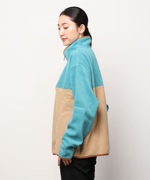 DISCUS（ディスカス）の「DISCUS/ディスカス フリーススウェット  ハーフジップ（スウェット・メンズ・ベージュ/ブラック/オフホワイト/グリーン/ベージュ系その他/ブルー系その他・M/L/XL）」の13枚目の写真