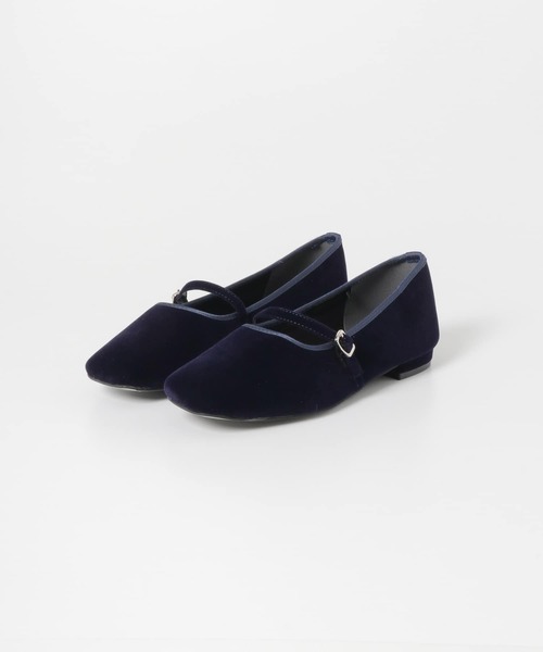 SENSE OF PLACE by URBAN RESEARCH(センスオブプレイスバイアーバンリサーチ)の「スクエアトウワンストラップベロアシューズ(その他シューズ・レディース・バーガンディー/ネイビー/ブラック・MEDIUM/SMALL/LARGE)」の7枚目の写真