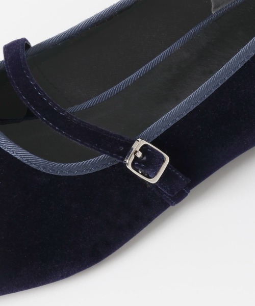 SENSE OF PLACE by URBAN RESEARCH(センスオブプレイスバイアーバンリサーチ)の「スクエアトウワンストラップベロアシューズ(その他シューズ・レディース・バーガンディー/ネイビー/ブラック・MEDIUM/SMALL/LARGE)」の8枚目の写真