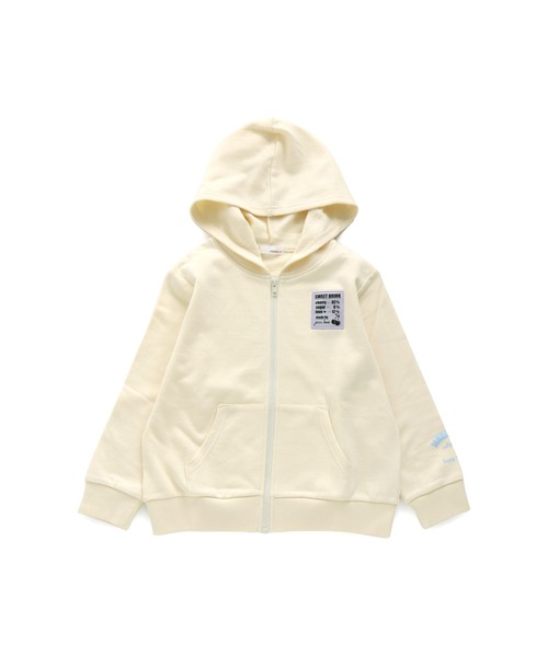 JENNI love(ジェニィラブ)の「デオドラントZIP裏毛パーカー(パーカー・キッズ・オフホワイト/ブラウン/カーキ・140cm/160cm/130cm/150cm)」の17枚目の写真