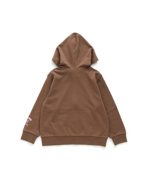 JENNI love(ジェニィラブ)の「デオドラントZIP裏毛パーカー(パーカー・キッズ・オフホワイト/ブラウン/カーキ・140cm/160cm/130cm/150cm)」の9枚目の写真