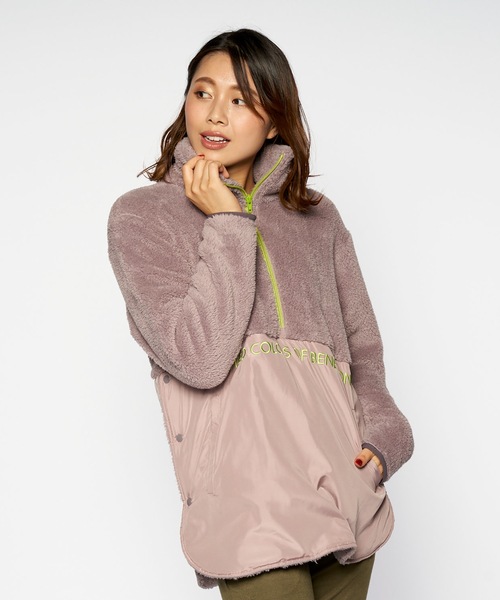 BENETTON (UNITED COLORS OF BENETTON)（ベネトンユナイテッドカラーズオブベネトン）の「【BENETTON / ベネトン】レディースシャギープルオーバー（その他トップス・レディース・ホワイト/ブラック/パープル/カーキ・SMALL/MEDIUM/LARGE/X-LARGE）」の4枚目の写真