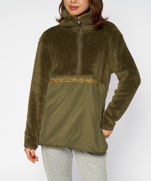 BENETTON (UNITED COLORS OF BENETTON)（ベネトンユナイテッドカラーズオブベネトン）の「【BENETTON / ベネトン】レディースシャギープルオーバー（その他トップス・レディース・ホワイト/ブラック/パープル/カーキ・SMALL/MEDIUM/LARGE/X-LARGE）」の14枚目の写真