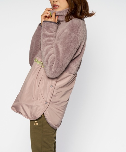 BENETTON (UNITED COLORS OF BENETTON)（ベネトンユナイテッドカラーズオブベネトン）の「【BENETTON / ベネトン】レディースシャギープルオーバー（その他トップス・レディース・ホワイト/ブラック/パープル/カーキ・SMALL/MEDIUM/LARGE/X-LARGE）」の15枚目の写真