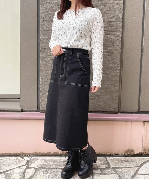 apres jour(アプレジュール)の「シャーリング花柄ロングスリーブ【ZOZOTOWN限定アイテム】(Tシャツ/カットソー・レディース・オフホワイト/アイボリー/ホワイト系その他/その他・フリー/X-LARGE)」の13枚目の写真