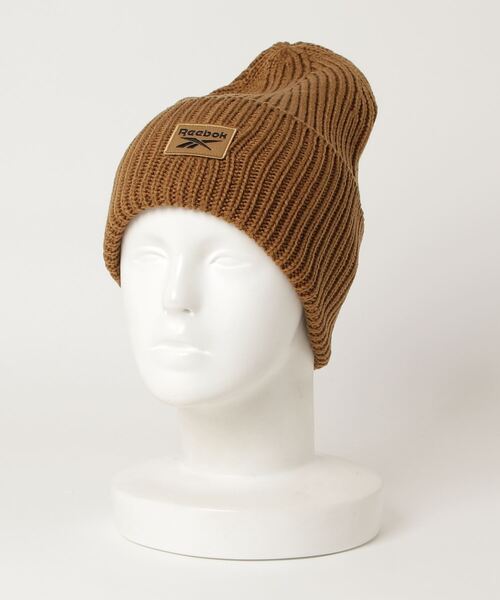 Reebok(リーボック)の「クラシックス ファウンデーション ビーニー / Classics Foundation Beanie(ニットキャップ/ビーニー・メンズ・キャメル/ブラック/ライトピンク・LARGE)」の7枚目の写真