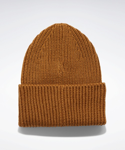 Reebok(リーボック)の「クラシックス ファウンデーション ビーニー / Classics Foundation Beanie(ニットキャップ/ビーニー・メンズ・キャメル/ブラック/ライトピンク・LARGE)」の6枚目の写真
