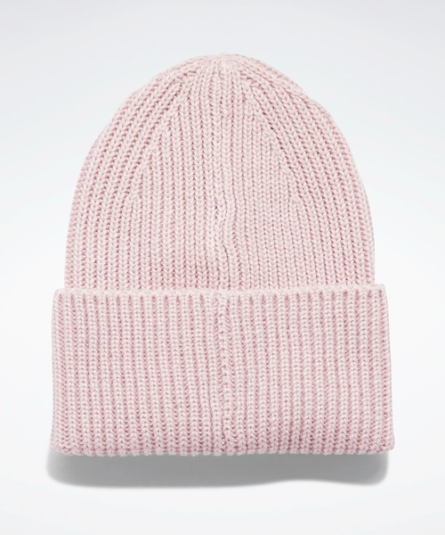 Reebok(リーボック)の「クラシックス ファウンデーション ビーニー / Classics Foundation Beanie(ニットキャップ/ビーニー・メンズ・キャメル/ブラック/ライトピンク・LARGE)」の5枚目の写真