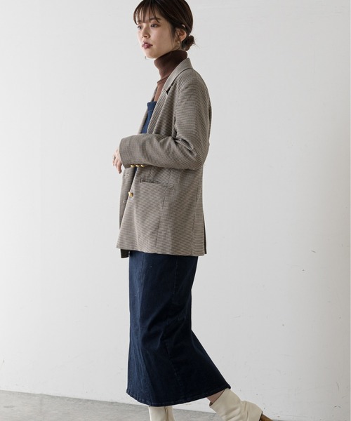 natural couture（ナチュラルクチュール）の「ストレッチ2WAYジャンスカ（ジャンパースカート・レディース・ブラック/インディゴブルー・SMALL/MEDIUM）」の14枚目の写真