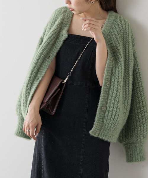 natural couture（ナチュラルクチュール）の「ストレッチ2WAYジャンスカ（ジャンパースカート・レディース・ブラック/インディゴブルー・SMALL/MEDIUM）」の5枚目の写真