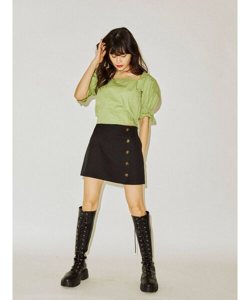 jouetie（ジュエティ）の「レースアップスニーカーソールロングブーツ（ブーツ・レディース・ブラック・M/L）」の8枚目の写真