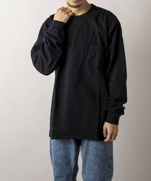 Goodwear(Since1983)(グッドウェア)の「【WEB限定】【Goodwear×ANK】CLASSIC NECK ロングスリーブ ポケT(Tシャツ/カットソー・メンズ・ホワイト/ブラック・LARGE/X-LARGE)」の12枚目の写真