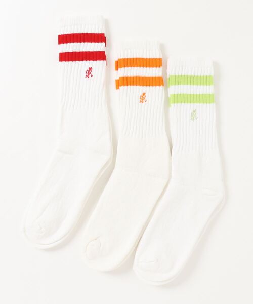 Gramicci(グラミチ)の「【ZOZOTOWN限定】【GRAMICCI】MIU EMB SOCKS/SX-M23(ソックス/靴下・メンズ・ホワイト/ブラック・ONE SIZE)」の7枚目の写真