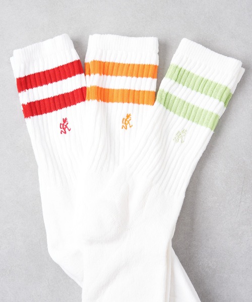 Gramicci(グラミチ)の「【ZOZOTOWN限定】【GRAMICCI】MIU EMB SOCKS/SX-M23(ソックス/靴下・メンズ・ホワイト/ブラック・ONE SIZE)」の4枚目の写真