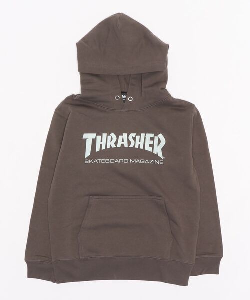 THRASHER(スラッシャー)の「THRASHER/スラッシャー キッズ MAG LOGO HOODY(パーカー・キッズ・ブラック×ホワイト/ホワイト×ブラック/オリーブ/チャコールグレー・130cm/150cm)」の11枚目の写真