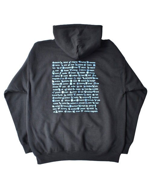 LABRAT(ラブラット)の「Nick Atkins×LABRAT "BACK 2 THE WILD" Hoodie(パーカー・メンズ・ホワイト/ブラック/パープル・LARGE/X-LARGE)」の4枚目の写真