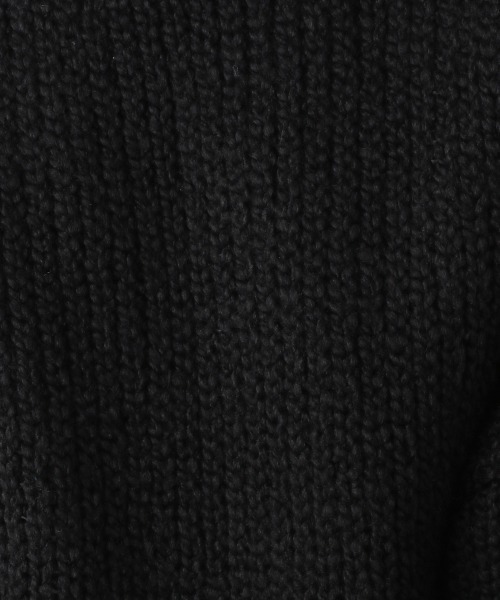 LOWRYS FARM（ローリーズファーム）の「スラブショートプルオーバーＬＳ　239421（ニット/セーター・レディース・アイボリー/ブラック/ブラウン/パープル・FREE）」の18枚目の写真