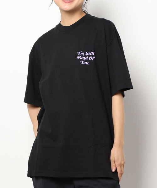 LAVENDER(ラベンダー)の「I'M STILL FOND OF YOU T-SHIRT(Tシャツ/カットソー・メンズ・ブラック×ホワイト/ブラック×パープル・MEDIUM/LARGE/XX-LARGE/X-LARGE)」の8枚目の写真