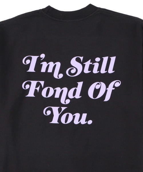 LAVENDER(ラベンダー)の「I'M STILL FOND OF YOU T-SHIRT(Tシャツ/カットソー・メンズ・ブラック×ホワイト/ブラック×パープル・MEDIUM/LARGE/XX-LARGE/X-LARGE)」の14枚目の写真
