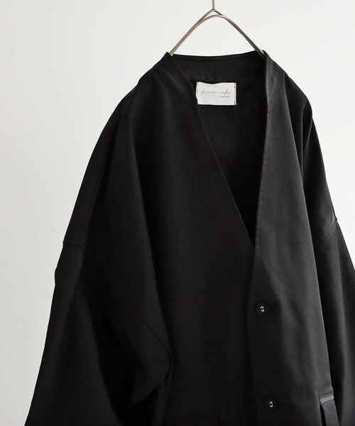 antiqua（アンティカ）の「アシメデザインジャケット（テーラードジャケット・レディース・ブラック・FREE）」の18枚目の写真
