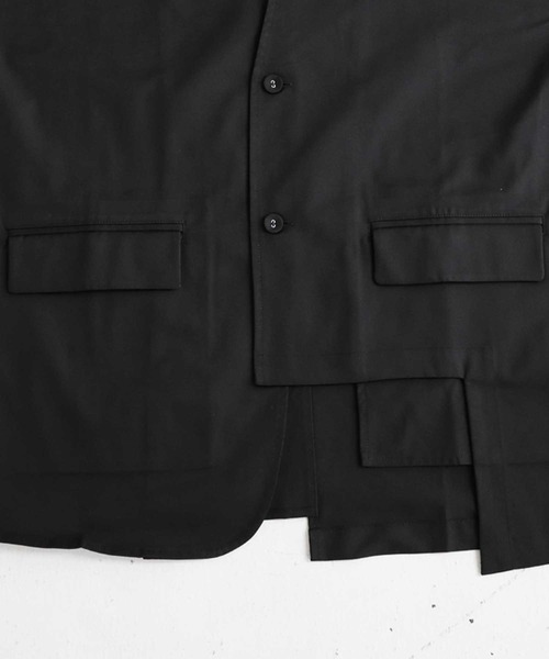 antiqua（アンティカ）の「アシメデザインジャケット（テーラードジャケット・レディース・ブラック・FREE）」の21枚目の写真