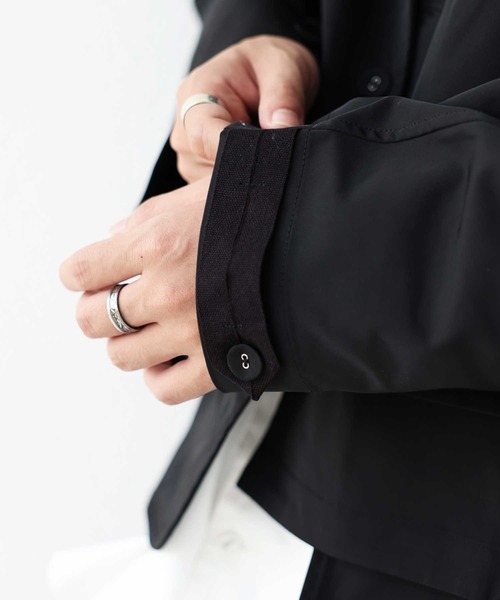 antiqua（アンティカ）の「アシメデザインジャケット（テーラードジャケット・レディース・ブラック・FREE）」の6枚目の写真