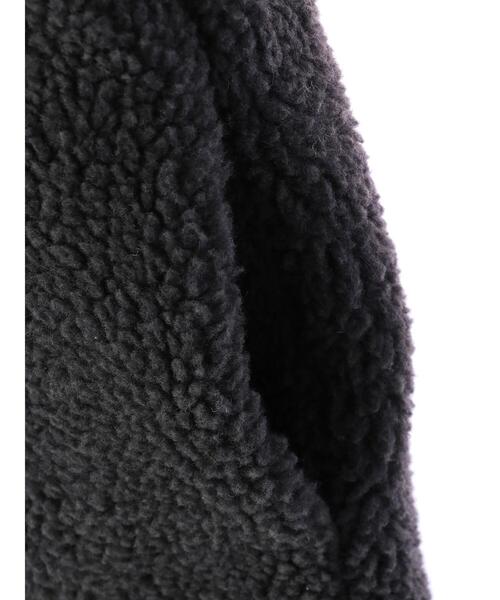 ELENCARE DUE（エレンカーレデュエ）の「・ELENCARE DUE ボアロングベスト＊（ベスト・レディース・ベージュ/チャコールグレー/カーキ・FREE）」の14枚目の写真