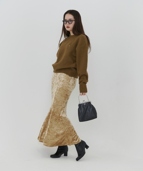 TINA：JOJUN（ティーナジョジュン）の「がま口 ハンドバッグ TINA：JOJUN（ハンドバッグ・レディース・ゴールド/ブラック・F）」の13枚目の写真