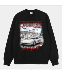 トップス JUN/NAKAYAMA DISTRESSED CREWNECK SWEAT f11064aa7f10e32c76549946c5d405