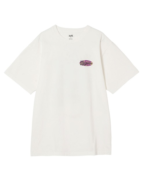 X-girl(エックスガール)の「SNAKE S/S TEE/蛇プリント Tシャツ/半袖(Tシャツ/カットソー・レディース・ホワイト/オレンジ/ライトパープル・S/M/L/XL)」の4枚目の写真
