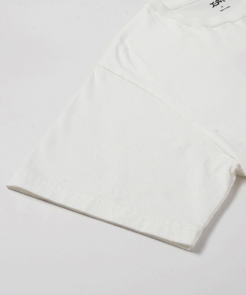 X-girl(エックスガール)の「SNAKE S/S TEE/蛇プリント Tシャツ/半袖(Tシャツ/カットソー・レディース・ホワイト/オレンジ/ライトパープル・S/M/L/XL)」の9枚目の写真