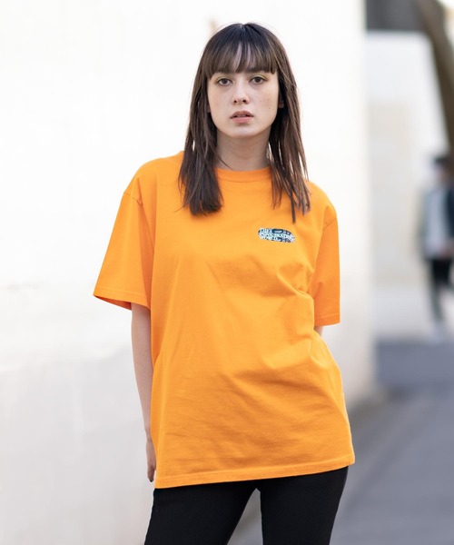 X-girl（エックスガール）の「SNAKE S/S TEE/蛇プリント Tシャツ/半袖