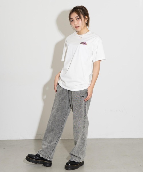 X-girl(エックスガール)の「SNAKE S/S TEE/蛇プリント Tシャツ/半袖(Tシャツ/カットソー・レディース・ホワイト/オレンジ/ライトパープル・S/M/L/XL)」の12枚目の写真