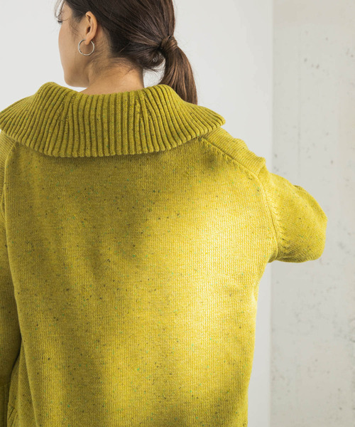 URBAN RESEARCH(アーバンリサーチ)の「ZIPUPニット(ニット/セーター・レディース・ベージュ/グリーン系その他・FREE)」の11枚目の写真