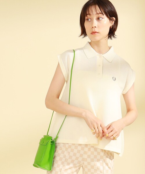 FRED PERRY × Ray BEAMS / 別注 ノースリーブ ポロシャツ