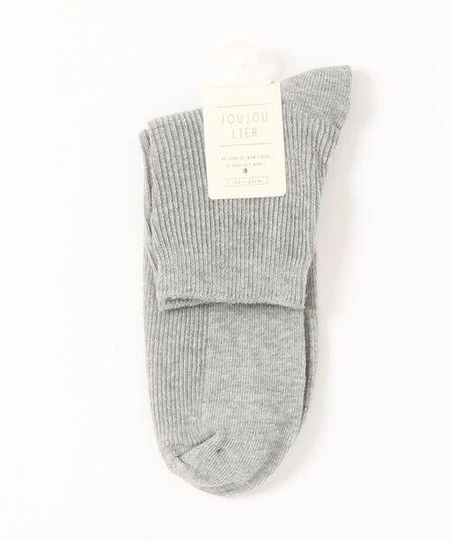 SESTO（セスト）の「gu22ss/リブショートソックス（ソックス/靴下・レディース・ブラック/レッド/パープル/ホワイト/グレー/ピンク/オレンジ/ダークグレー/グリーン/ブラウン/ブルー/ベージュ・FREE）」の4枚目の写真