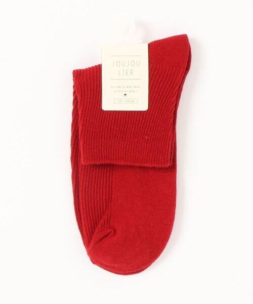 SESTO（セスト）の「gu22ss/リブショートソックス（ソックス/靴下・レディース・ブラック/レッド/パープル/ホワイト/グレー/ピンク/オレンジ/ダークグレー/グリーン/ブラウン/ブルー/ベージュ・FREE）」の12枚目の写真