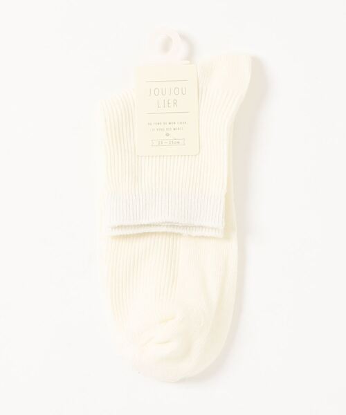 SESTO（セスト）の「gu22ss/リブショートソックス（ソックス/靴下・レディース・ブラック/レッド/パープル/ホワイト/グレー/ピンク/オレンジ/ダークグレー/グリーン/ブラウン/ブルー/ベージュ・FREE）」の2枚目の写真