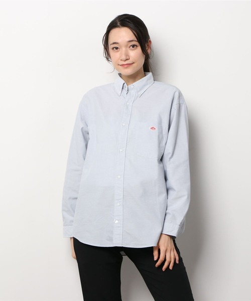 DANTON ドットボタンボタンダウンシャツ DANTON ダントン 6oz デニムダンガリー ドットボタン ボタン