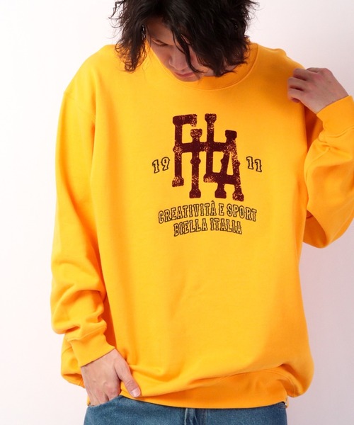 FILA HERITAGE(フィラヘリテージ)の「FILA 韓国 カレッジロゴ MLB ベースボール プリント 裏毛 スウェットトレーナー(スウェット・メンズ・グリーン系その他4/グリーン系その他/グリーン系その他3/ブラック系その他/ネイビー/ゴールド/グリーン系その他2/ゴールド系その他/グリーン/ブルー系その他/ブラック/ゴールド系その他2/カーキ・M/XL/L/2XL)」の11枚目の写真