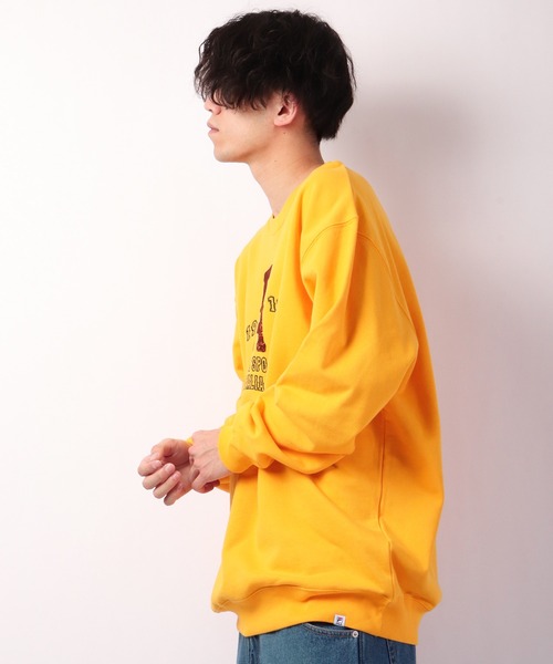 【セール】FILA 韓国 カレッジロゴ MLB ベースボール プリント 裏毛 スウェットトレーナー（スウェット）｜FILA HERITAGE（フィラヘリテージ）