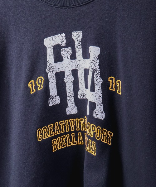 【セール】FILA 韓国 カレッジロゴ MLB ベースボール プリント 裏毛 スウェットトレーナー（スウェット）｜FILA HERITAGE（フィラヘリテージ）