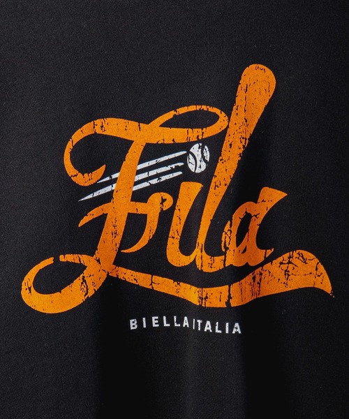 【セール】FILA 韓国 カレッジロゴ MLB ベースボール プリント 裏毛 スウェットトレーナー（スウェット）｜FILA HERITAGE（フィラヘリテージ）